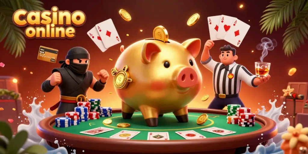 Experience exciting gameplay in a vibrant casino online scene with dynamic characters.