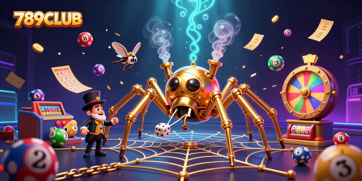 Experience the excitement of 789CLUB with vibrant casino elements and steampunk characters in an engaging 3D scene.