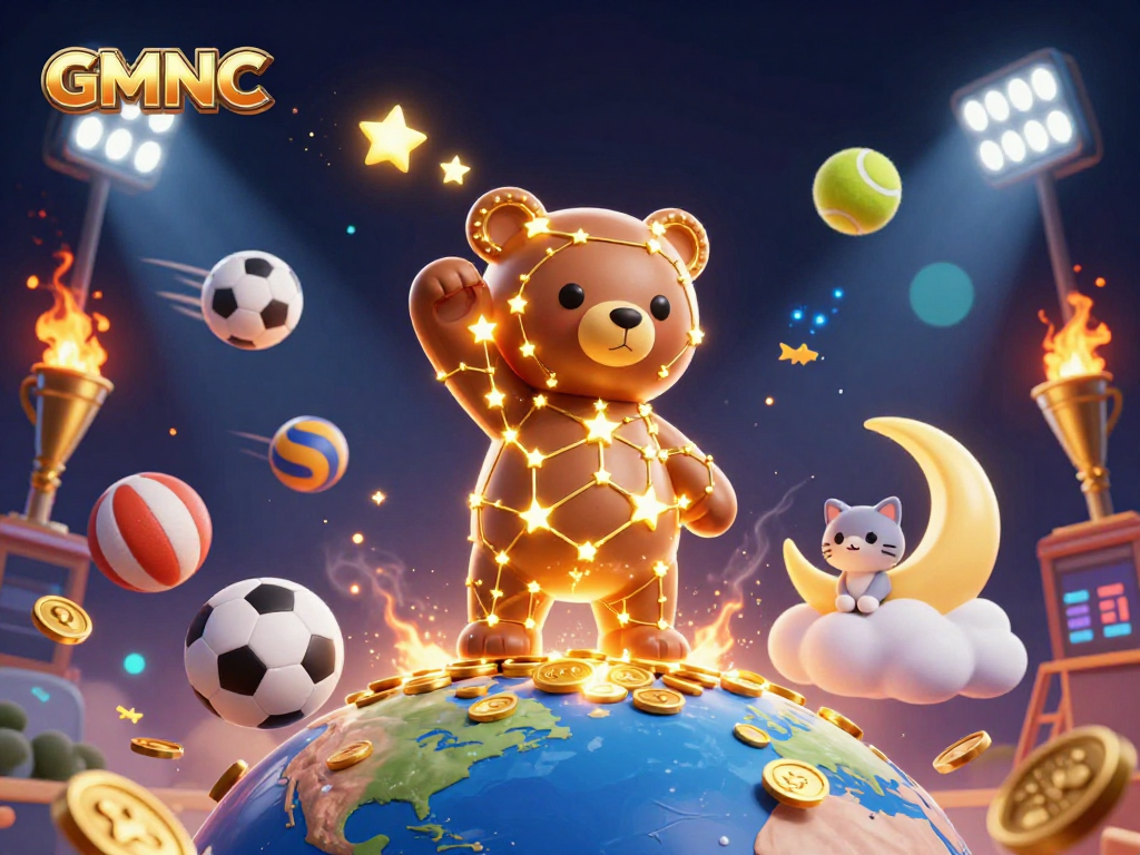 Engage with GMNC's vibrant universe, scooping coins while enjoying thrilling sports betting excitement.