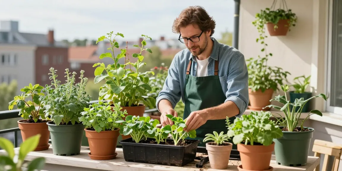 "Creating a vibrant balcony garden with trusted gardening experts, developing local community spaces."