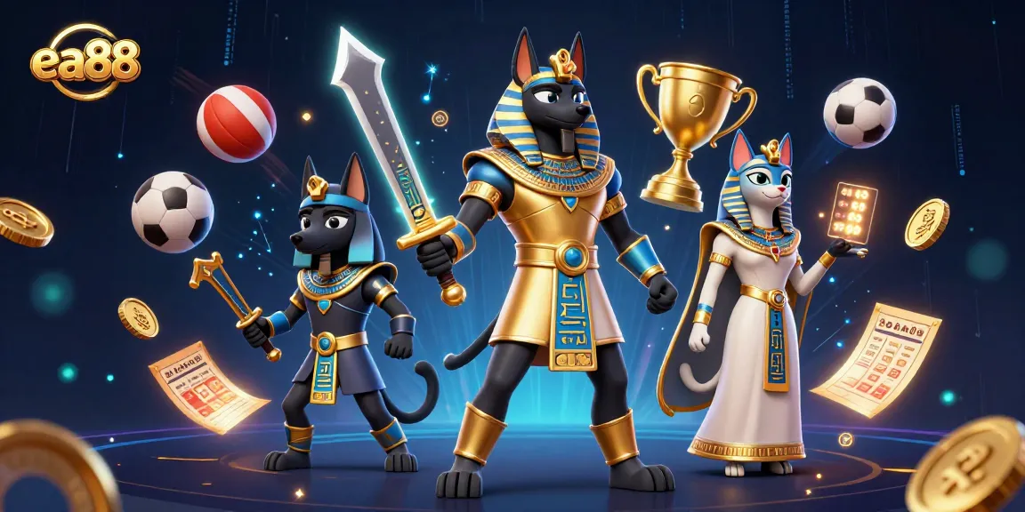 Experience the thrill of ea88 gaming with dynamic sports elements and ancient Egyptian warriors.
